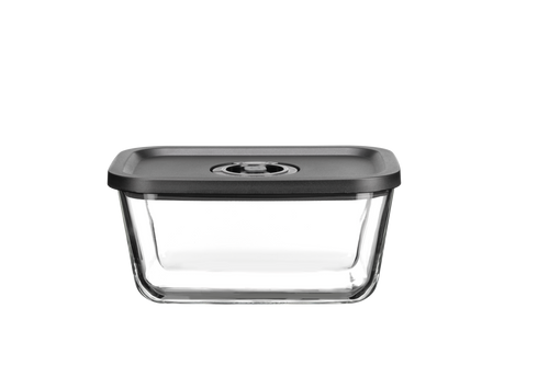 Tupper de Vidrio Hermético al Vacío 1400 ml