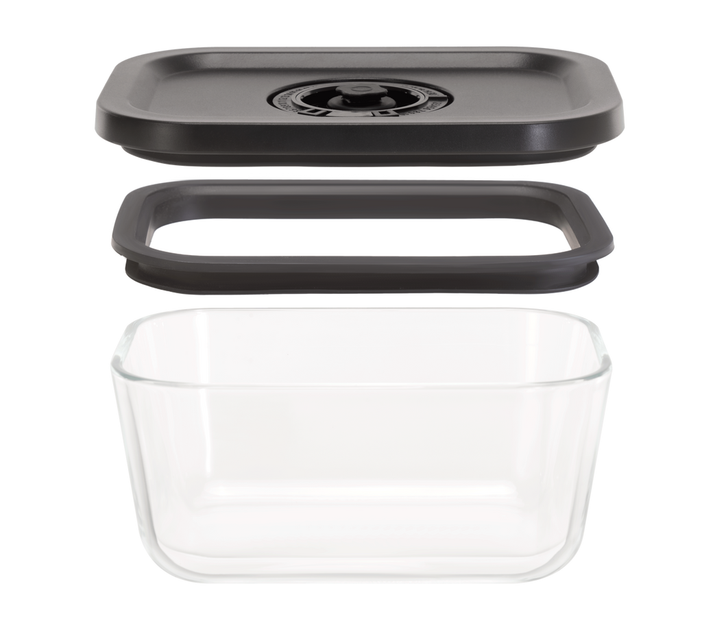 Tupper de Vidrio Hermético al Vacío 800 ml