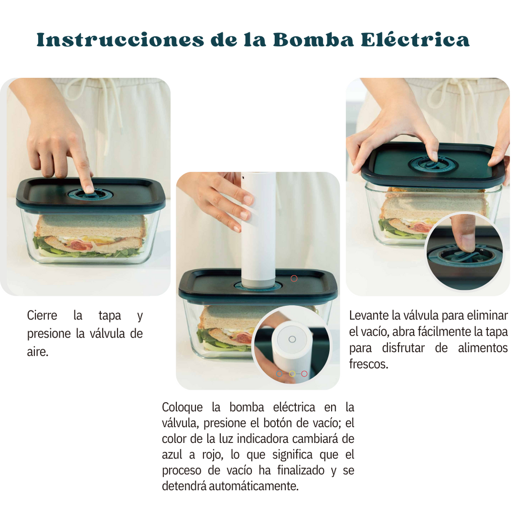 Bomba automática de extracción al vacío