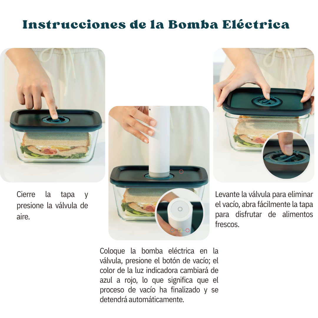 Bomba automática de extracción al vacío